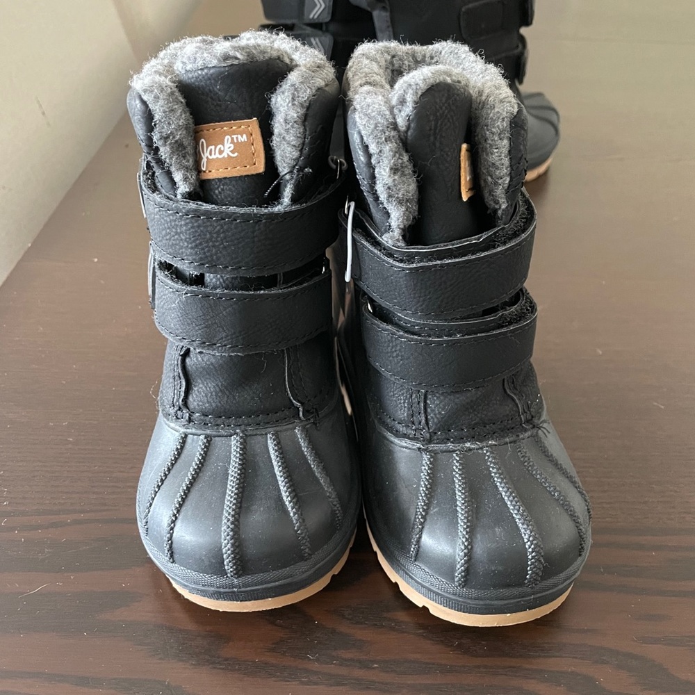 🌵NWT Cat & Jack Toddler Boy Snow Boots - Picture 3 of 11
